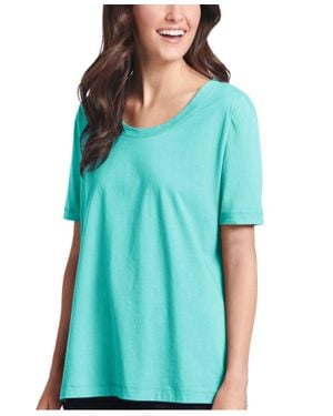 Jockey Everyday Essentials Cotton Short Sleeve Sleep T-Shirt - Blue