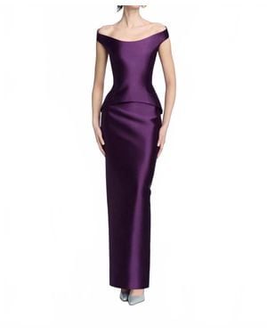 Solace London Pieta Maxi Dress - Purple