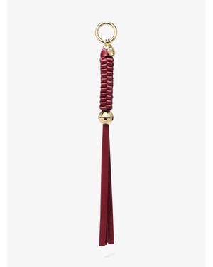 Michael Kors Woven Tassel Charm - White