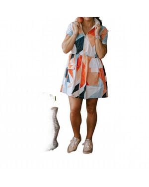 Elan Addison Dress - Multicolor