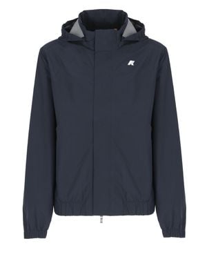 K-Way Aurene Stretch Hooded Jacket - Blue