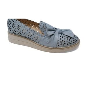 DJANGO & JULIETTE Omilla Slip-On Wedge Sandals - Gray