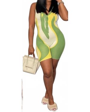 Rehab Tee's Romper - Green