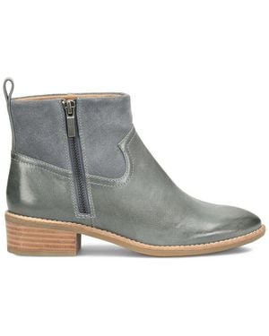 Comfortiva Carter Suede & Leather Boot - Gray