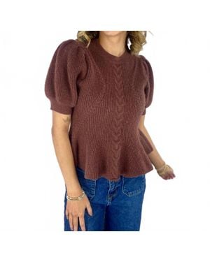 Strut & Bolt Madeline Knit Top - Red