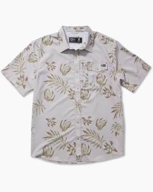 Salty Crew Badland Short Sleeve Tech Woven - Gray
