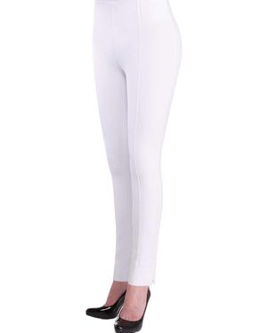 Luxe by Lisa Vogel Ankle Dress Pants - White