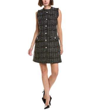 Pascale La Mode Tweed Mini Dress - Black