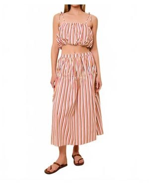 Solid & Striped Ivy Poplin Skirt - Pink