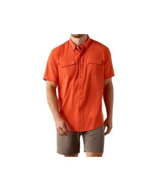 Ariat Ventteck Outbound Short Sleeve Shirt - Orange