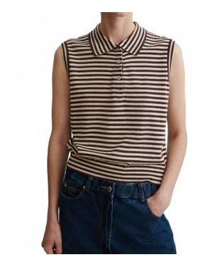 Rachel Comey Pola Sleeveless Knit Top Vest - Blue