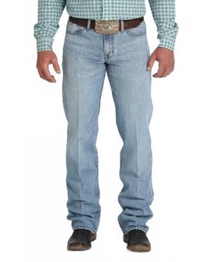 Cinch Grant Relaxed Boot Cut Mid Rise Jean - Blue