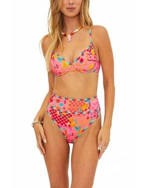 Beach Riot Kori Demi Bikini Top - Orange