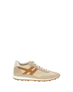 Hogan H699 Allacciato H Sneakers - Natural