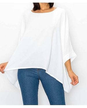 Last Tango Airflow Batwing Top - White