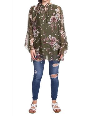 Gigi Moda Bailey Silk Blouse - Green