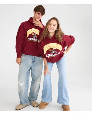 Aéropostale Washington Commanders 1991 Season Pullover Hoodie - Red