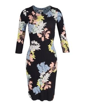 Erdem Floral Jersey Midi Dress - Blue