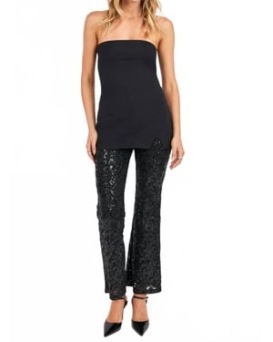Sadie & Sage Stardom Sequin Jumpsuit - Black