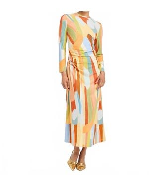 mestiza Gabriella Midi Dress - Metallic