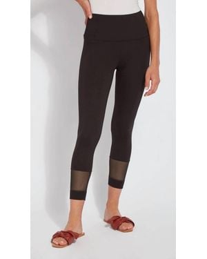 Lyssé Carob Crop Legging - Black