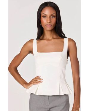 Astr Viki Sleeveless Top - White