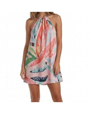 Sincerely Ours Elsa Sorbet Mini Dress - Red
