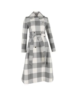 Temperley London Halcyon Belted Long Coat - Gray