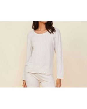 Monrow Supersoft Crew Neck Sweatshirt - Black