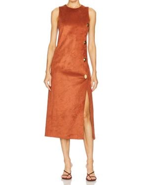Alexis Kalita Midi Dress - Orange