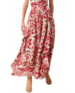 Marie Oliver Oaklen Maxi Skirt - Red