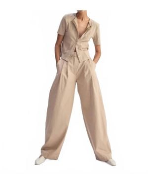 Arlo Mott Marion Short Sleeve Cardigan - Natural