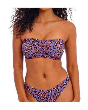 Freya Bandeau Bikini Top - Blue