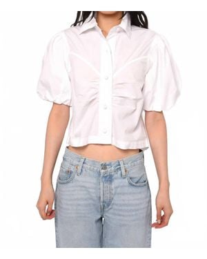 LOVE THE LABEL Jamie Top - White