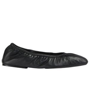 LK Bennett Tayla Leather Ballet Flat - Black