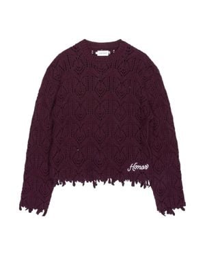 Honor The Gift Cable Sweater - Purple
