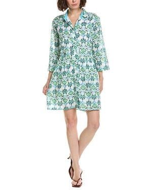 Ro's Garden Tyla Shirtdress - Blue