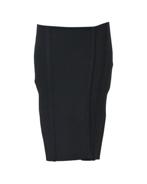Hervé Léger Herve Leger Pencil Skirt - Black
