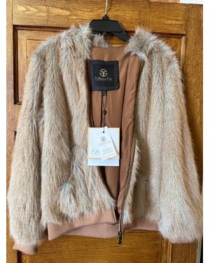 Furious Fur Ostrich Hoodie - Brown
