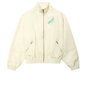 Willy Chavarria Cream Embroidered Viscose-Blend Jacket - Natural