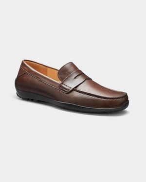 Samuel Hubbard Shoe Co. Free Spirit Penny Driver Shoes - Brown