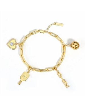 Everwild Pickleball Pickle Me Charmed Bracelet - Metallic