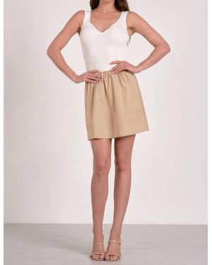 Elan Celeste Mini Dress - Natural