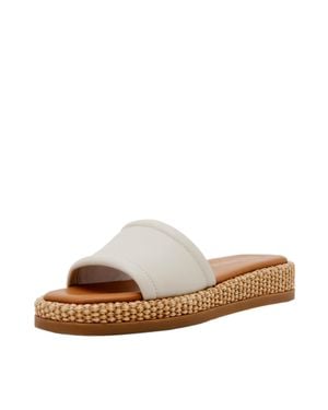 Steve Madden Boardwalk Bone Leather Boar02S1-Bone - Brown