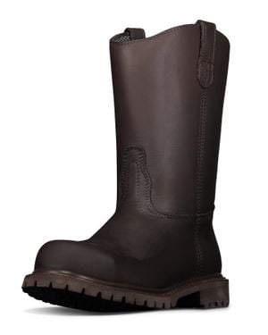 Berrendo 10" Wellington Steel Toe Work Boots For And Electrical Hazard And Oil And Slip Resistant - Black