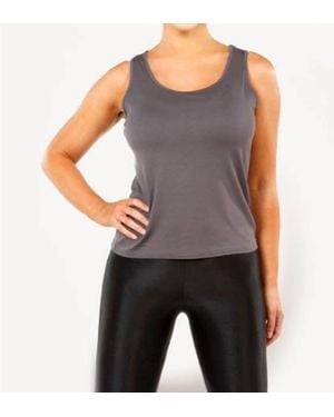Angel Bra Friendly Tank Top - Gray