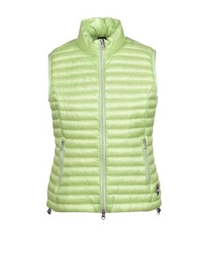Colmar Lightweight Quilted Vest With High Collar - Green
