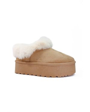 Shewin Suede Platform Boot - Multicolor