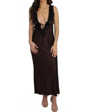 Rumored Venice Maxi Dress - Black
