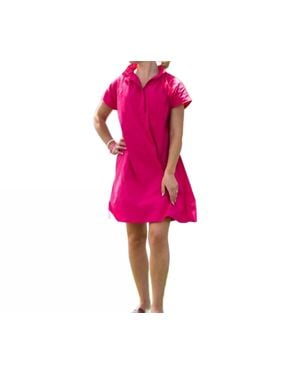 Caryn Lawn Emily Dress - Red